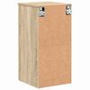 vidaXL Badezimmerschrank Wandmontiert Sonoma-Eiche 30 x 31,5 x 61 cm