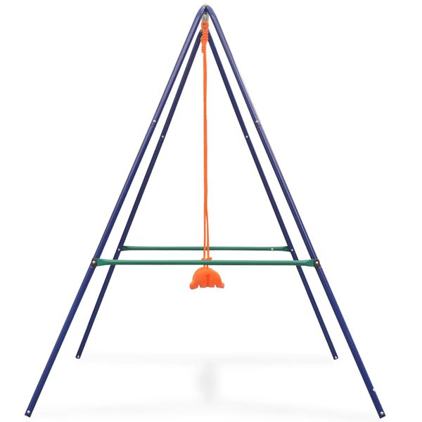 vidaXL 2-in-1 Einzelschaukel und Babyschaukel Orange