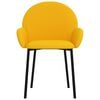 vidaXL Esszimmerstühle 2 Stk. Gelb Samt