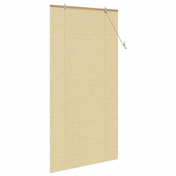 vidaXL Rollo mit Vorh&auml;ngen Natur 100 x 220 cm Bambus