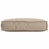 vidaXL Kissen Taupe 60 x 40 x 8 cm Oxford-Stoff