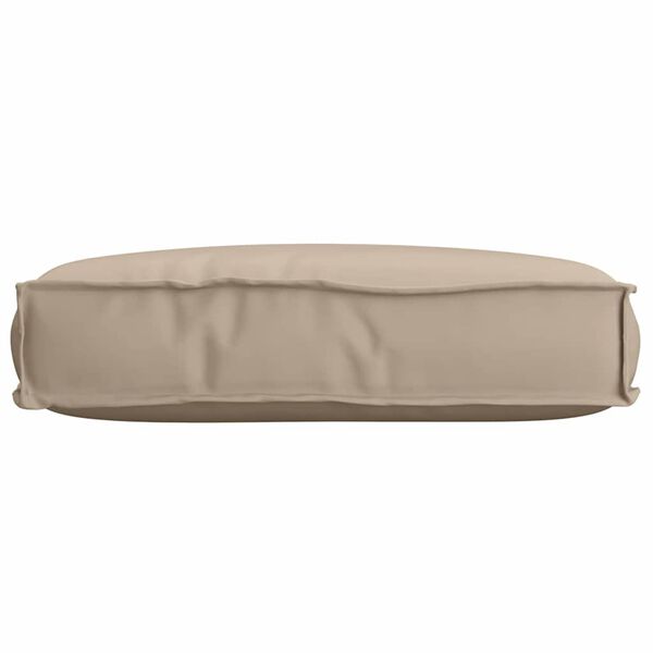 vidaXL Kissen Taupe 60 x 40 x 8 cm Oxford-Stoff