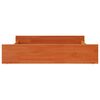 vidaXL Bettschubladen 2 Stk. Wachsbraun Massivholz Kiefer