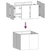 vidaXL Pflanzk&uuml;bel Rostig 100x100x80 cm Wetterfester Stahl