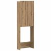 vidaXL Toilettenschrank ZWOLLE Artisan-Eiche 66 x 25,5 x 190 cm