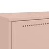 vidaXL Highboard Rosa 68x39x111,5 cm Kaltgewalzter Stahl