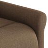 vidaXL Massagesessel mit Aufstehhilfe Braun Stoff
