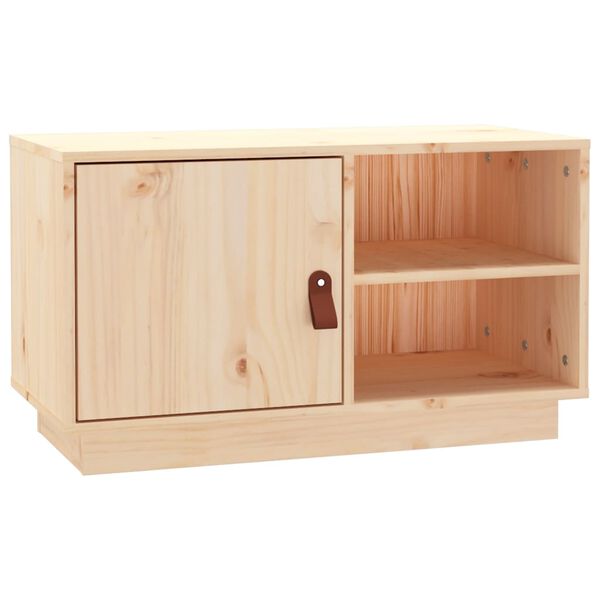 vidaXL TV-Schrank 70x34x40 cm Massivholz Kiefer