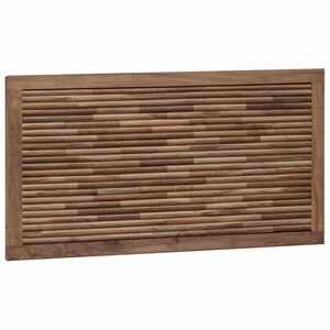 vidaXL Bettkopfteil Natur Massivholz Teak