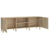 vidaXL TV-Schrank Sonoma-Eiche 150x30x50 cm Holzwerkstoff