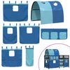 vidaXL Kinderhochbett mit Tunnel Blau 80x200 cm Massivholz Kiefer
