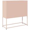 vidaXL Sideboard Rosa 100,5x39x107 cm Kaltgewalzter Stahl