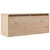 vidaXL Wandschrank 80x30x35 cm Massivholz Kiefer