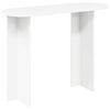 vidaXL Konsolentisch Wei&szlig; 100 x 39,5 x 75 cm Holzwerkstoff