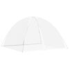 vidaXL Moskito-Netzzelt Mongolisch 220 Mesh Wei&szlig; 200x200x135 cm