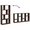 vidaXL B&uuml;cherregal Braun Eichen-Optik 60x20x120,5 cm Holzwerkstoff