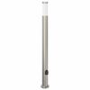 vidaXL Pollerleuchte mit Auslass 110 cm Edelstahl IP44