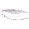 vidaXL Boxspringbettgestell Dunkelbraun 100x200 cm Stoff