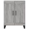 vidaXL Highboard Grau Sonoma 69,5x34x180 cm Holzwerkstoff