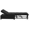 vidaXL Schlafsofa Schwarz 194 x 67 x 82 cm Mikrofaser