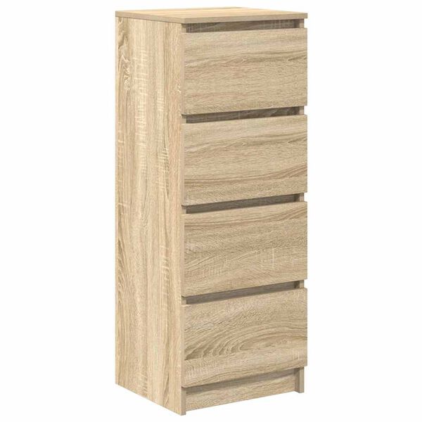 vidaXL Sideboard Sonoma-Eiche 37,5x35x99 cm Holzwerkstoff