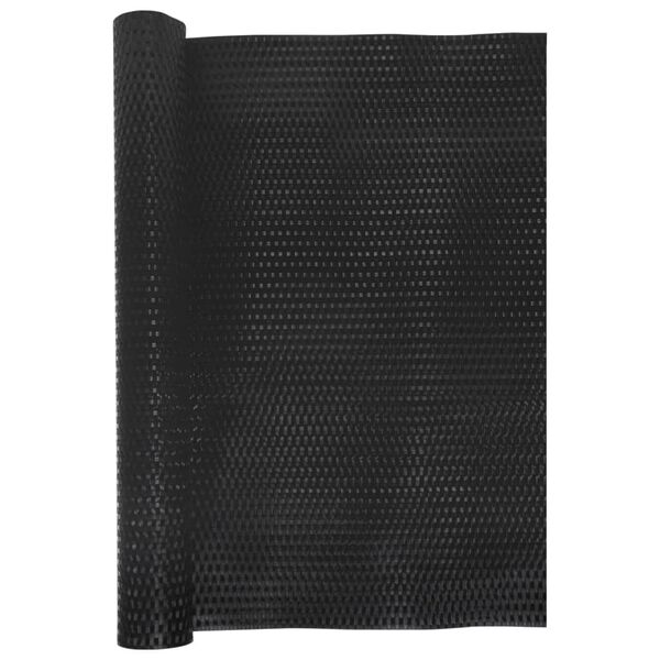 vidaXL Balkon-Sichtschutz Schwarz 300x100 cm Poly Rattan