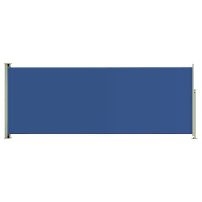 vidaXL Seitenmarkise Ausziehbar 117x300 cm Blau