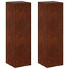 vidaXL Pflanzenst&auml;nder 2 pcs Rostoptik 30 x 30 x 100 cm