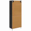 vidaXL Highboard Schwarz Eichen-Optik 69,5 x 34 x 90 cm Holzwerkstoff