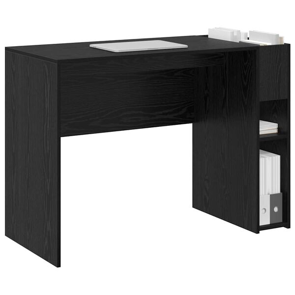 vidaXL Schreibtisch Schwarz Eichen-Optik 109 x 50 x 78 cm