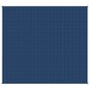 vidaXL Gewichtsdecke Blau 220x240 cm 15 kg Stoff