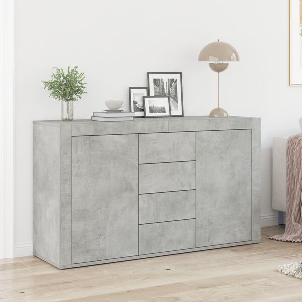 vidaXL Sideboard Beton Grau 120 x 36 x 69 cm Holzwerkstoff