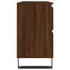 vidaXL Badschrank Braun Eichen-Optik 80x33x60 cm Holzwerkstoff