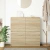 vidaXL Sideboard Sonoma-Eiche 100x35x99 cm Holzwerkstoff