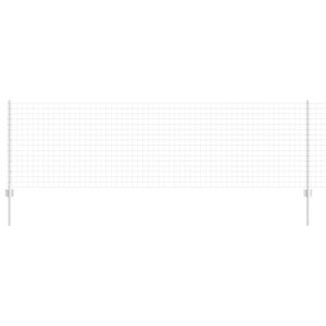 vidaXL Geschwei&szlig;ter Drahtzaun 25 x 0,8 m (B x H) Feuerverzinkter Stahl
