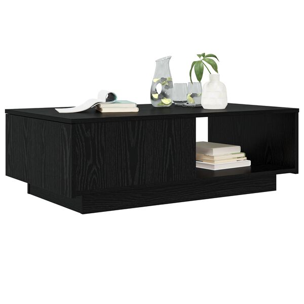 vidaXL Couchtisch Schwarz Eichen-Optik 95 x 55 x 31 cm Holzwerkstoff
