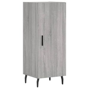 vidaXL Sideboard Grau Sonoma 34,5x34x90 cm Holzwerkstoff