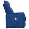 vidaXL Massagesessel mit Aufstehhilfe Blau Stoff