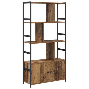 vidaXL B&uuml;cherregal 80 x 30 x 155,5 cm Holzwerkstoff Altholz