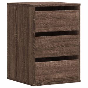 vidaXL Kommode Braun Eichen-Optik 40x41x58 cm Holzwerkstoff