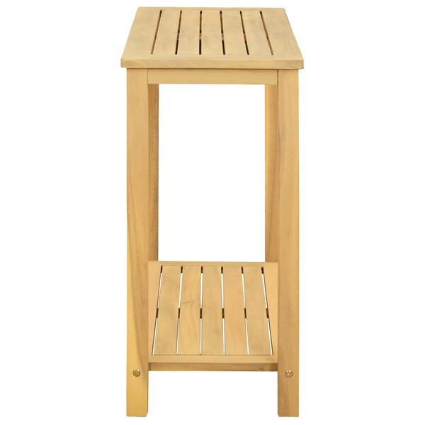 vidaXL Gartenkonsole Tisch Helles Akazienholz 80 x 35 x 75 cm