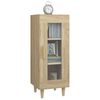 vidaXL Sideboard Sonoma-Eiche 34,5x34x90 cm Holzwerkstoff