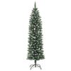 vidaXL K&uuml;nstlicher Weihnachtsbaum mit St&auml;nder Schlank 120 cm PVC