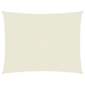 vidaXL Sonnensegel Oxford-Gewebe Rechteckig 2,5x4 m Creme