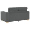 vidaXL 2-Sitzer Sofa Dunkelgrau 160x78x84 cm Stoff