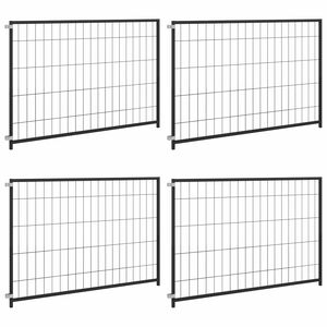 vidaXL Hundezwinger Schwarz 300x100x70 cm Stahl