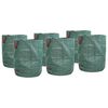 vidaXL Gartenm&uuml;lls&auml;cke 12 pcs Gr&uuml;n 66 x 66 x 83,5 cm Polypropylen
