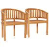 vidaXL 5-tlg. Garten-Lounge-Set Massivholz Teak