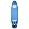 vidaXL SUP-Board-Set Aufblasbar Blau 300x76x10 cm