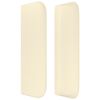 vidaXL Kopfteil mit Ohren Creme 163x16x78/88 cm Kunstleder